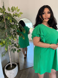 Francesca Dress- Kelly Green