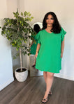 Francesca Dress- Kelly Green