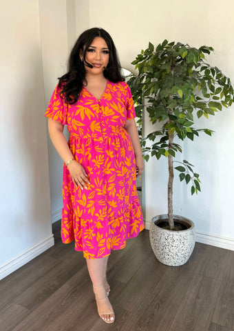 Orange Sunrise Dress