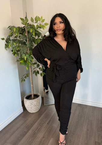 Dare To Dream Jumpsuit- Black