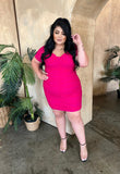 Love To Dream Dress-Fuchsia