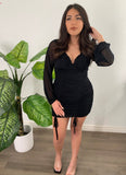 True To Yourself Dress -Black