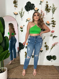 Farrah Top  -Kelly Green
