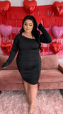 Beautiful Romance Dress-Black