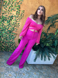 Zaida Pants -Fuschia