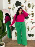 Pansy Couture Pants- Green