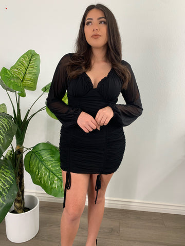 True To Yourself Dress -Black